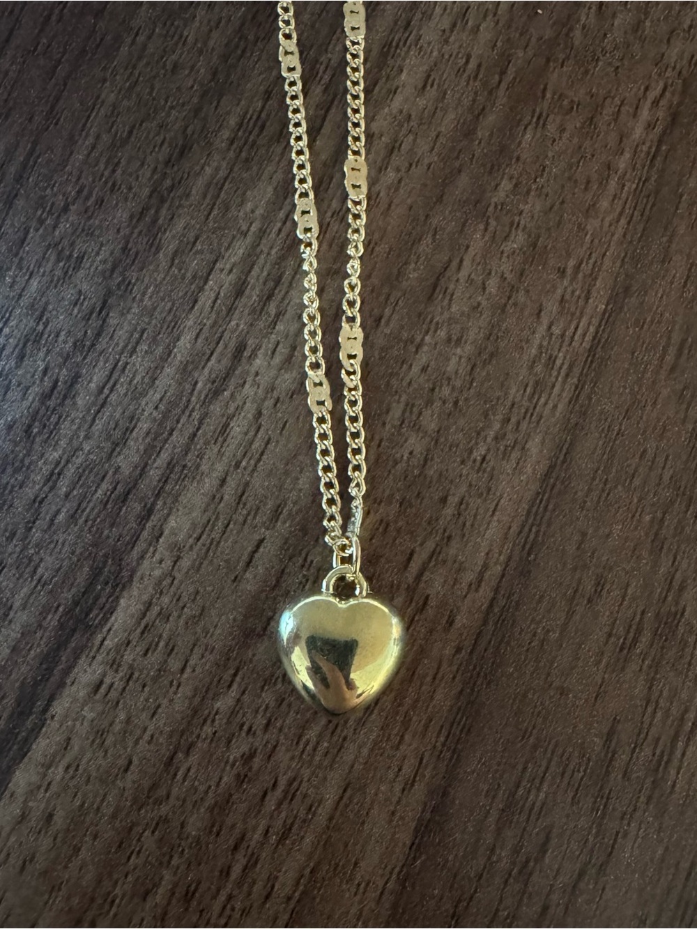 American Eagle Outfitters Gold Heart Locket Necklace